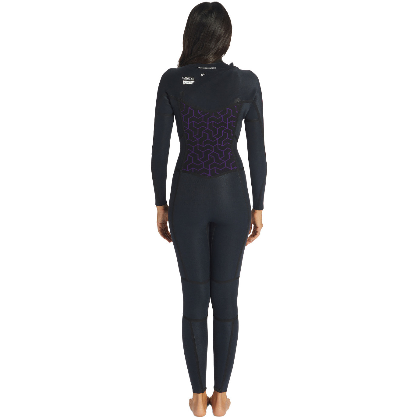 Billabong Womens Synergy 5/4mm Chest Zip Wetsuit ABJW100131 - Wild Black